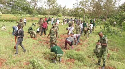 Tree Planting exercise at Kwale Prison